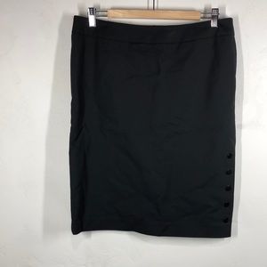 Calvin Klein black pencil skirt size 8